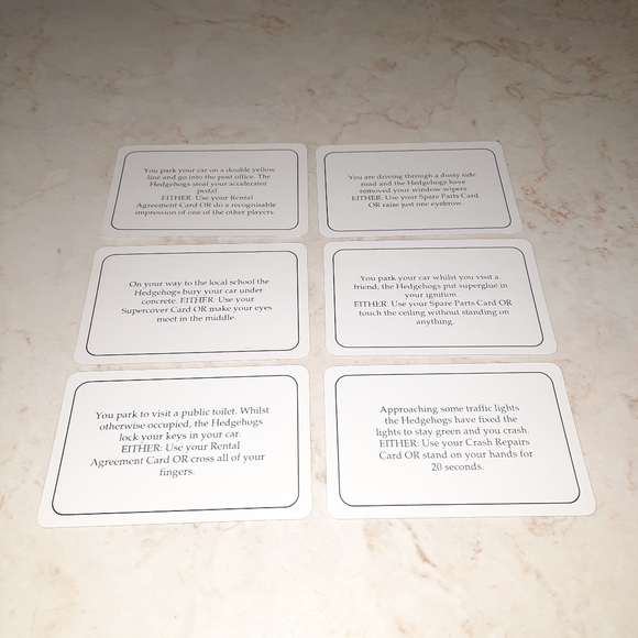 Hedgehogs Revenge Vintage Game Replacement Piece Cards - Picture 12 of 16